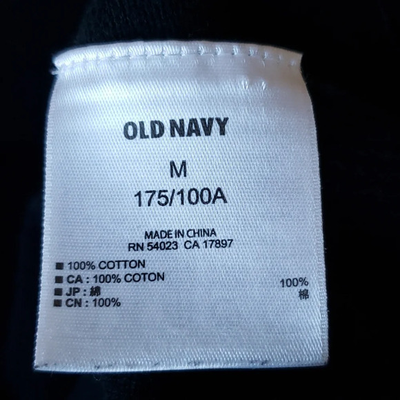 Old Navy Mens Black All Cotton Knit Closet Staple Sweater. Sz M - Picture 10 of 11